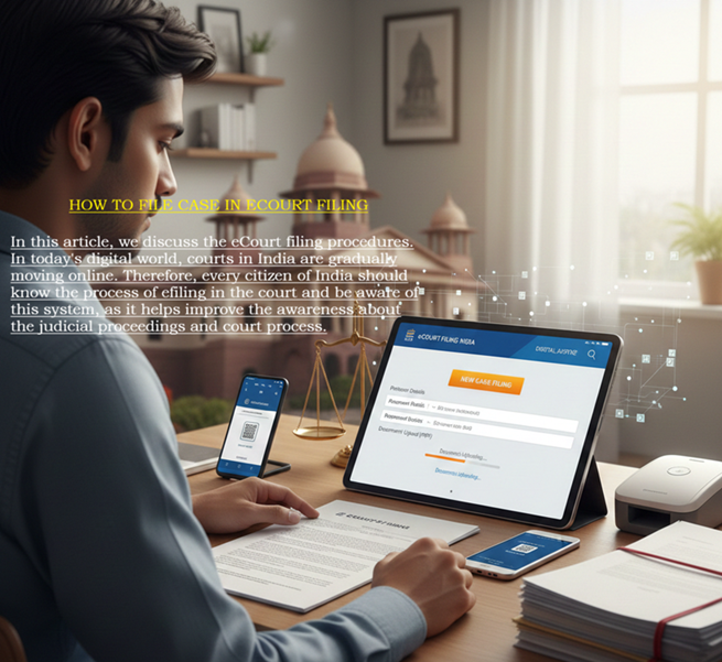 HOW TO FILE CASE IN ECOURT FILING