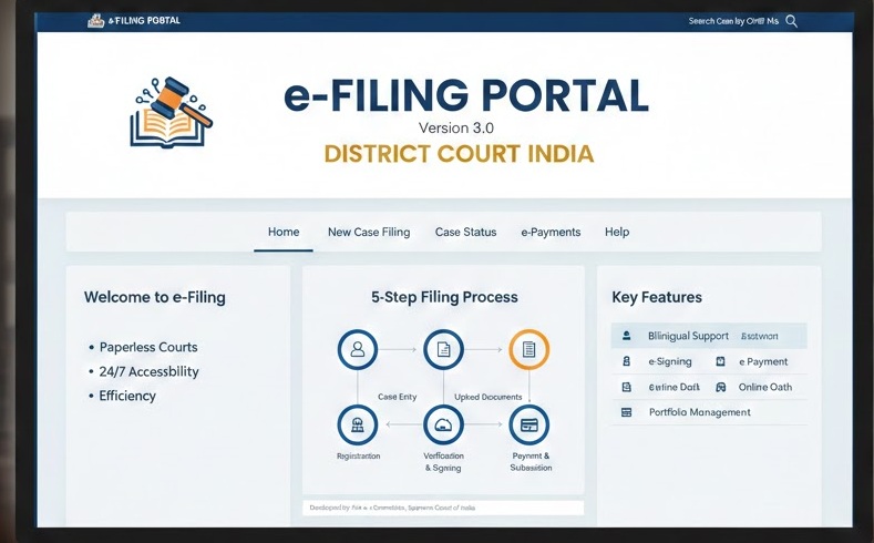 e-Filing Portal Explain Every things District Court India