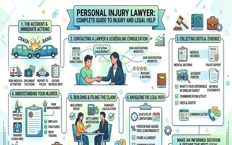 Personal Injury Lawyer Complete Guide to Injury and Legal Help