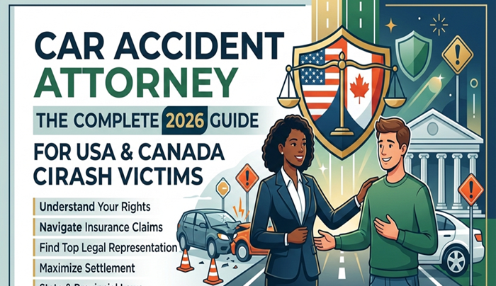 Car Accident Attorney The Complete 2026 Guide for USA & Canada Crash Victims