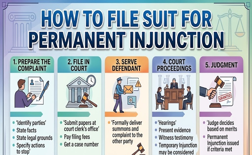 How to File Suit for Permanent Injunction