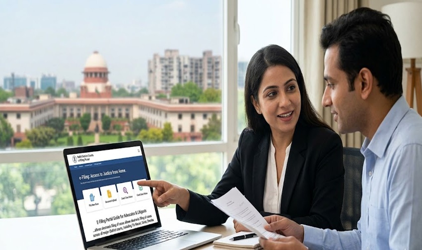 Delhi District Courts e-Filing Portal Guide for Advocates & Litigants